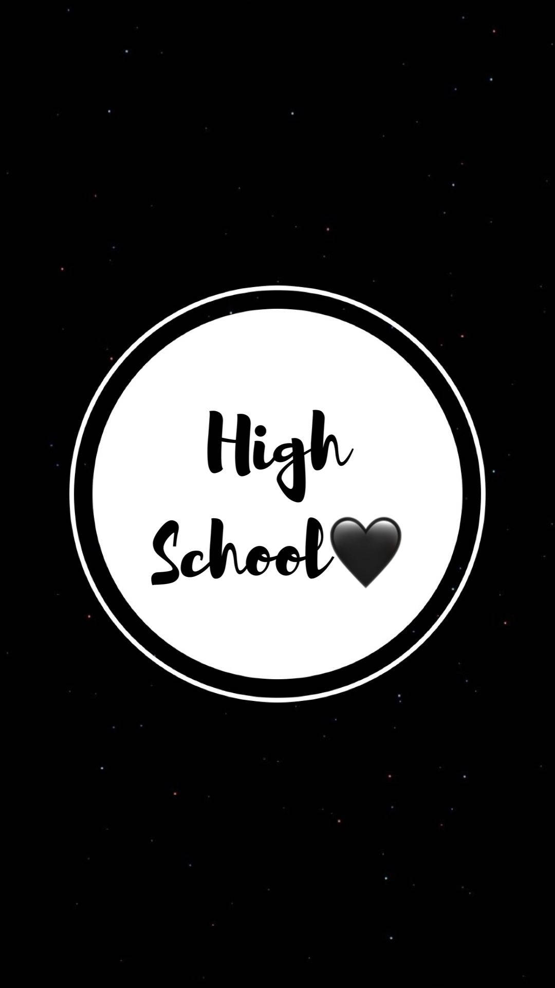 High School With A Black Heart Wallpaper