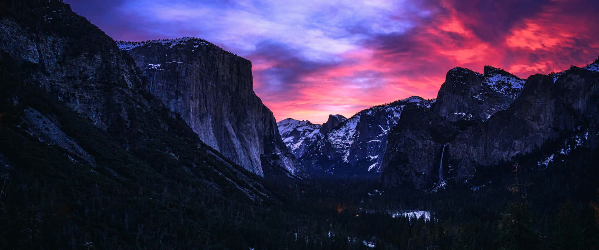 Sunset View of High Sierra Wallpaper