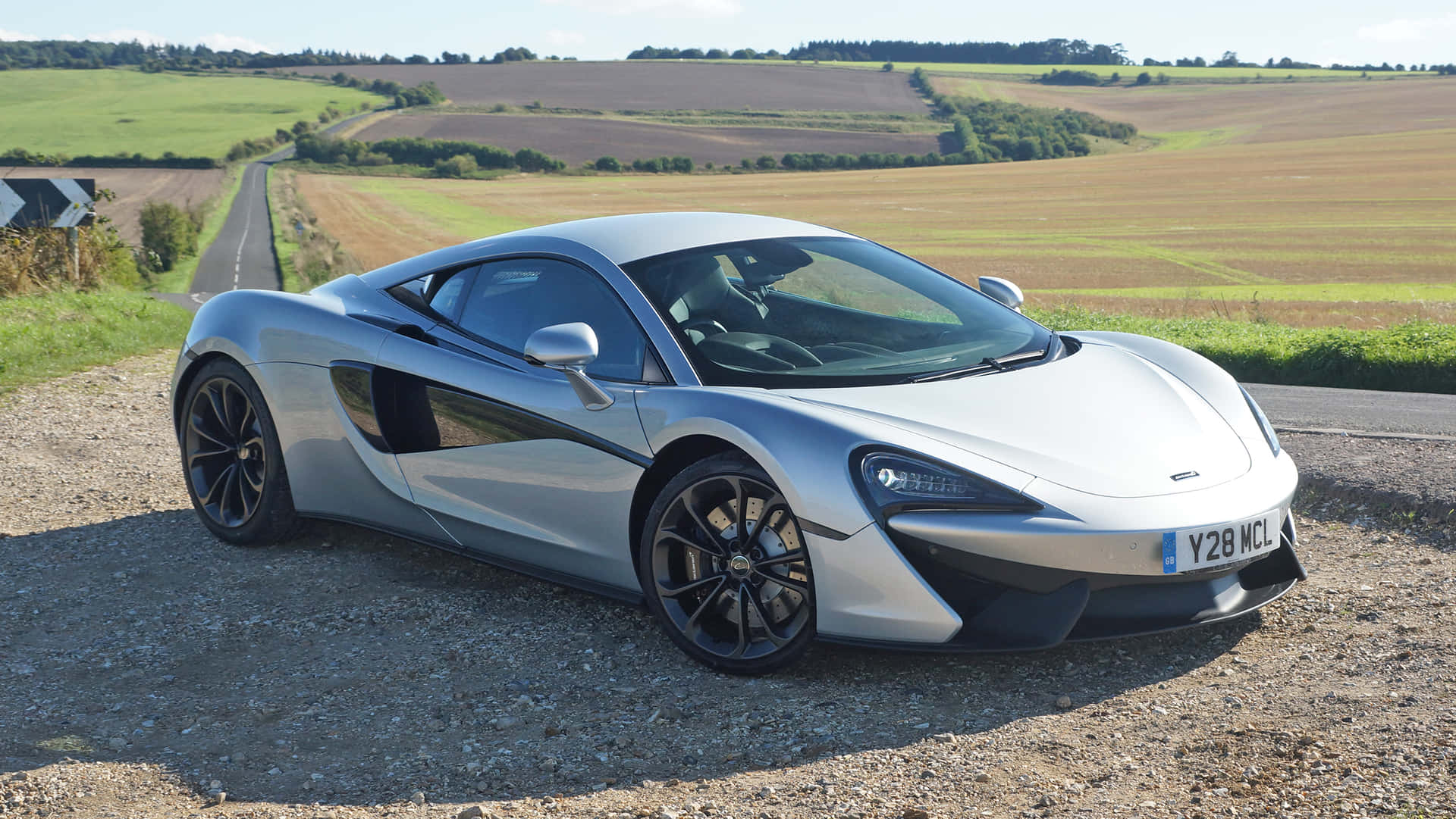 Snelheids Schoonheid - De Mclaren 540c Achtergrond