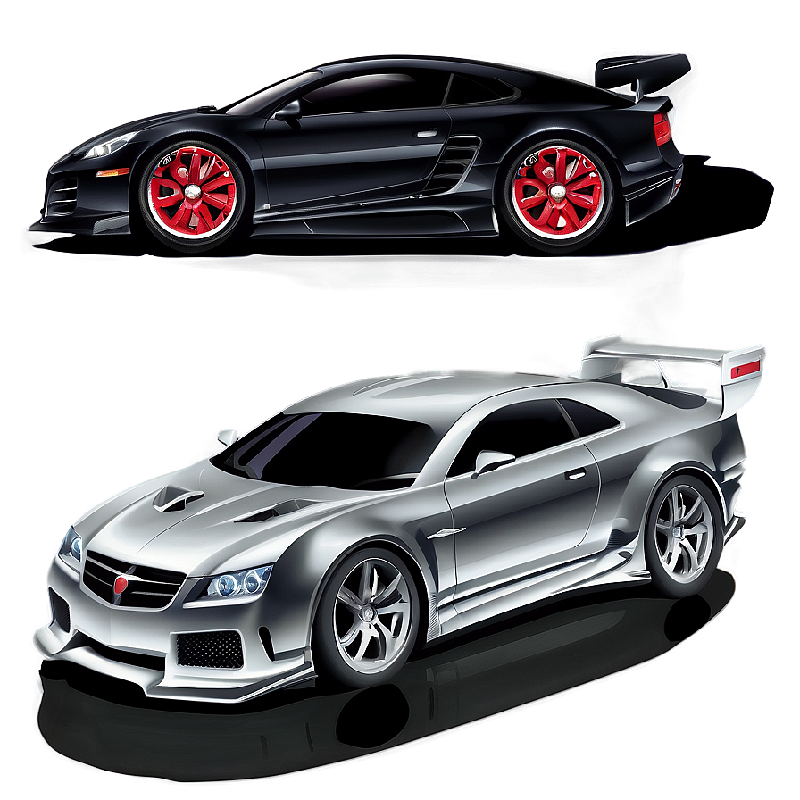High-speed Car Vector Drawing Png Gmi12 PNG
