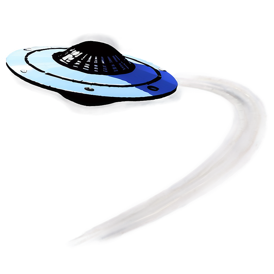 High-speed Flying Saucer Png 06202024 PNG