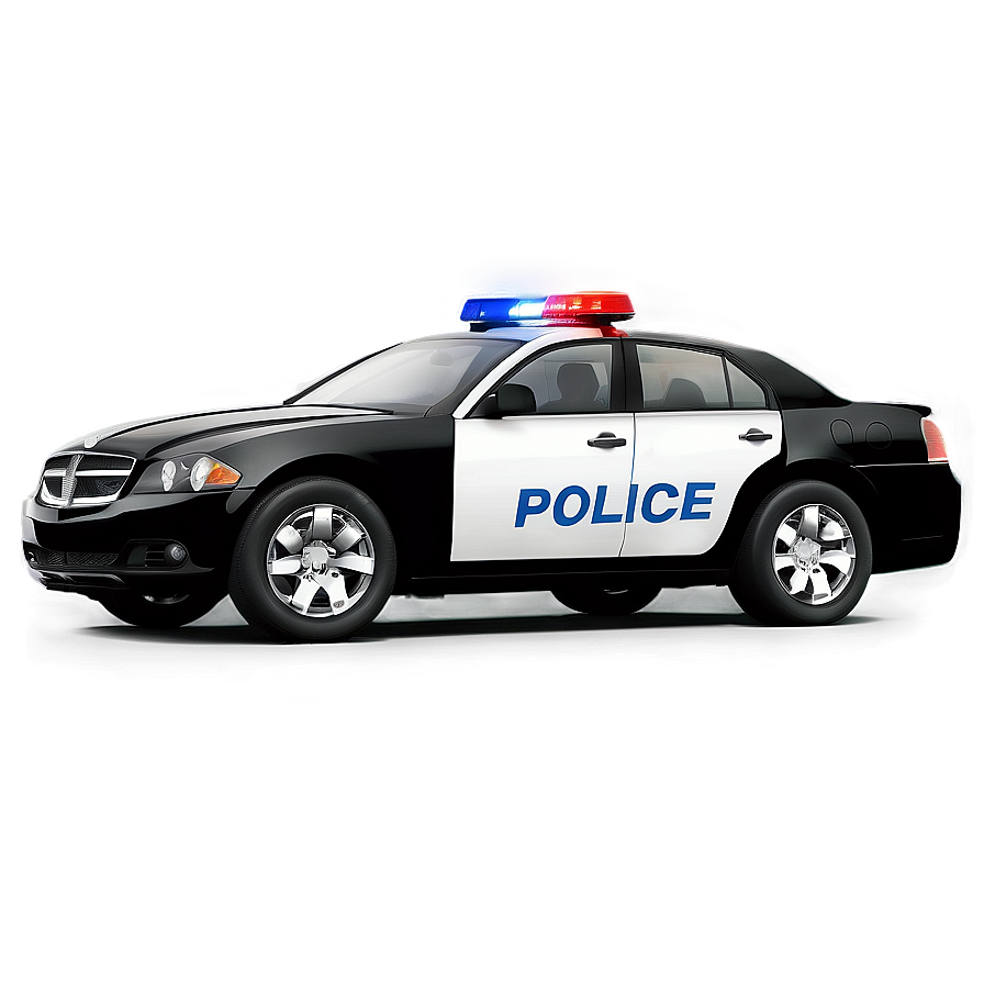 High-speed Police Car Png Cui PNG