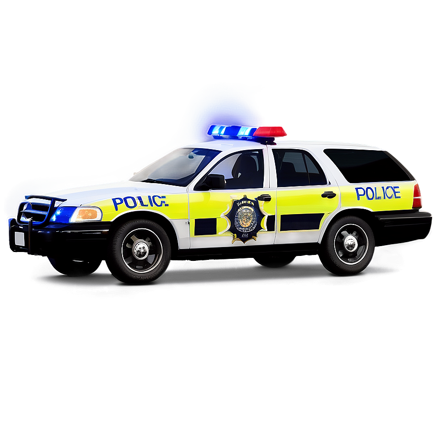 High-speed Police Car Png Ial PNG