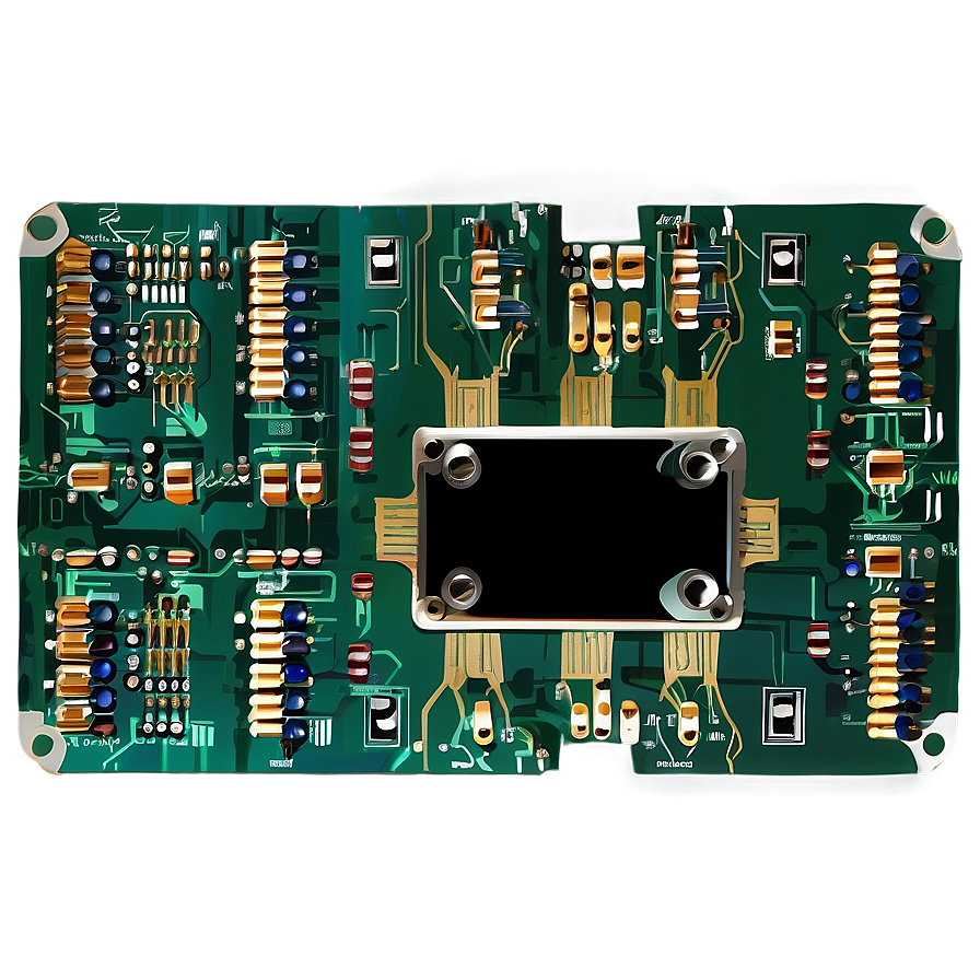 High-tech Circuit Board Png Wrr36 PNG