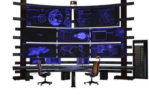 High Tech Control Room PNG