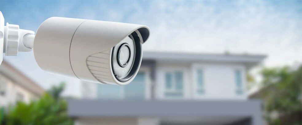 High-tech Security With Cctv Camera Wallpaper