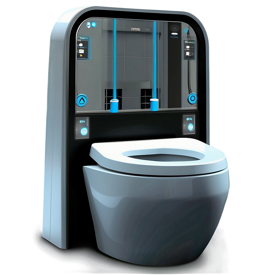 High-tech Smart Toilet Png Srn PNG