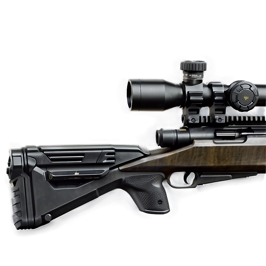 High Tech Sniper Rifle Png 06262024 PNG