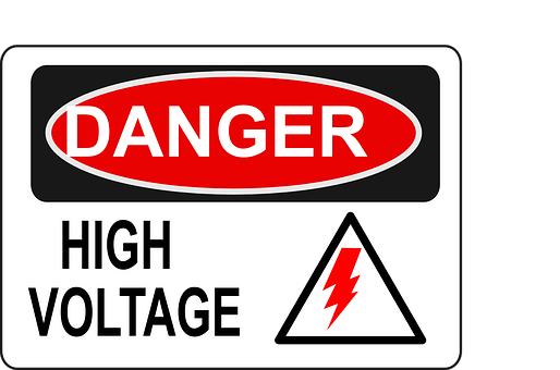 High Voltage Warning Sign PNG