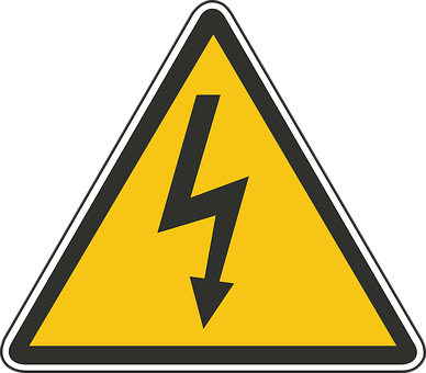 High Voltage Warning Sign PNG