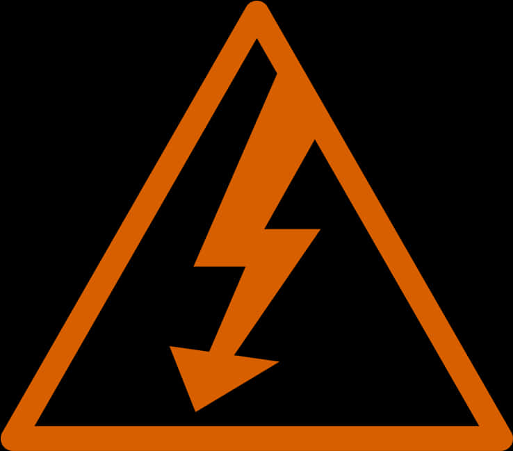 High Voltage Warning Sign PNG