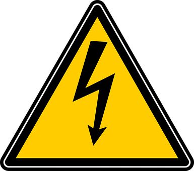 High Voltage Warning Sign PNG