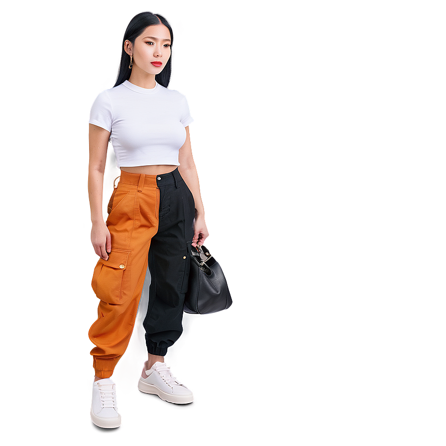 High Waisted Cargo Pants Png 75 PNG