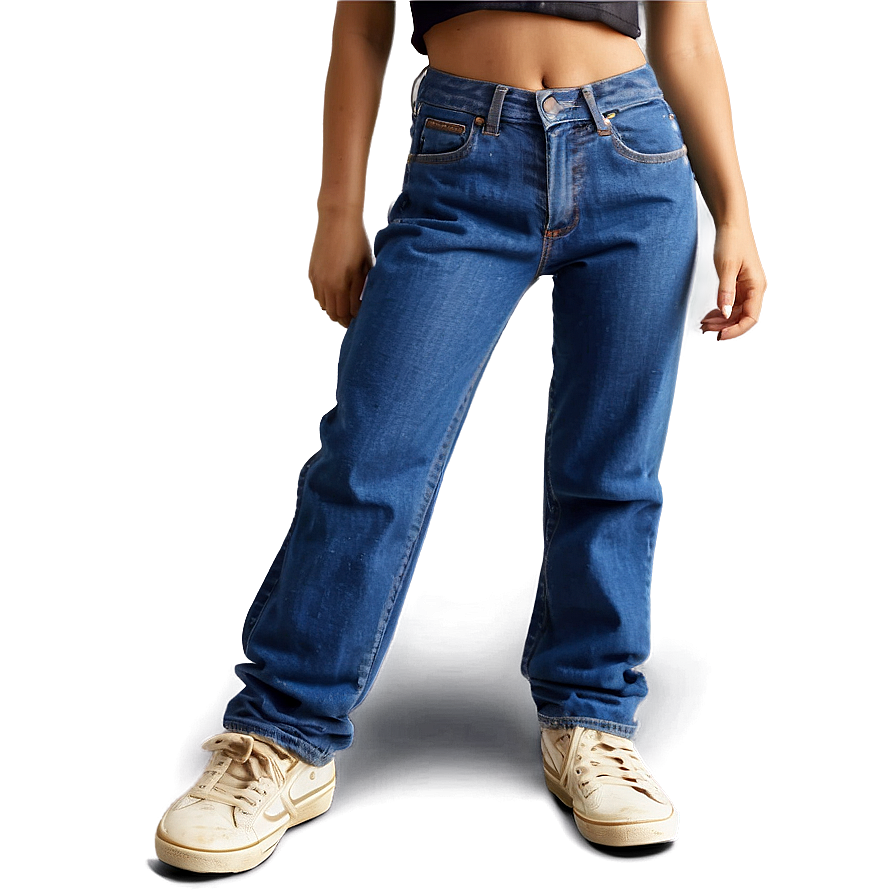 High Waisted Jeans Png 05242024 PNG