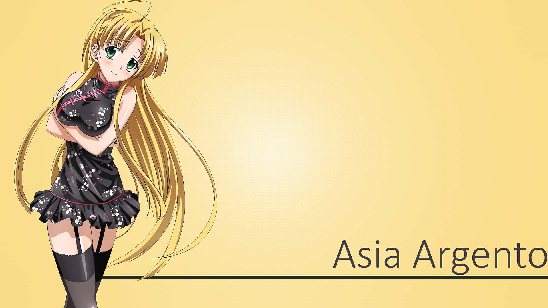 Highschool Dx D Asia Argento Anime Artwork Wallpaper