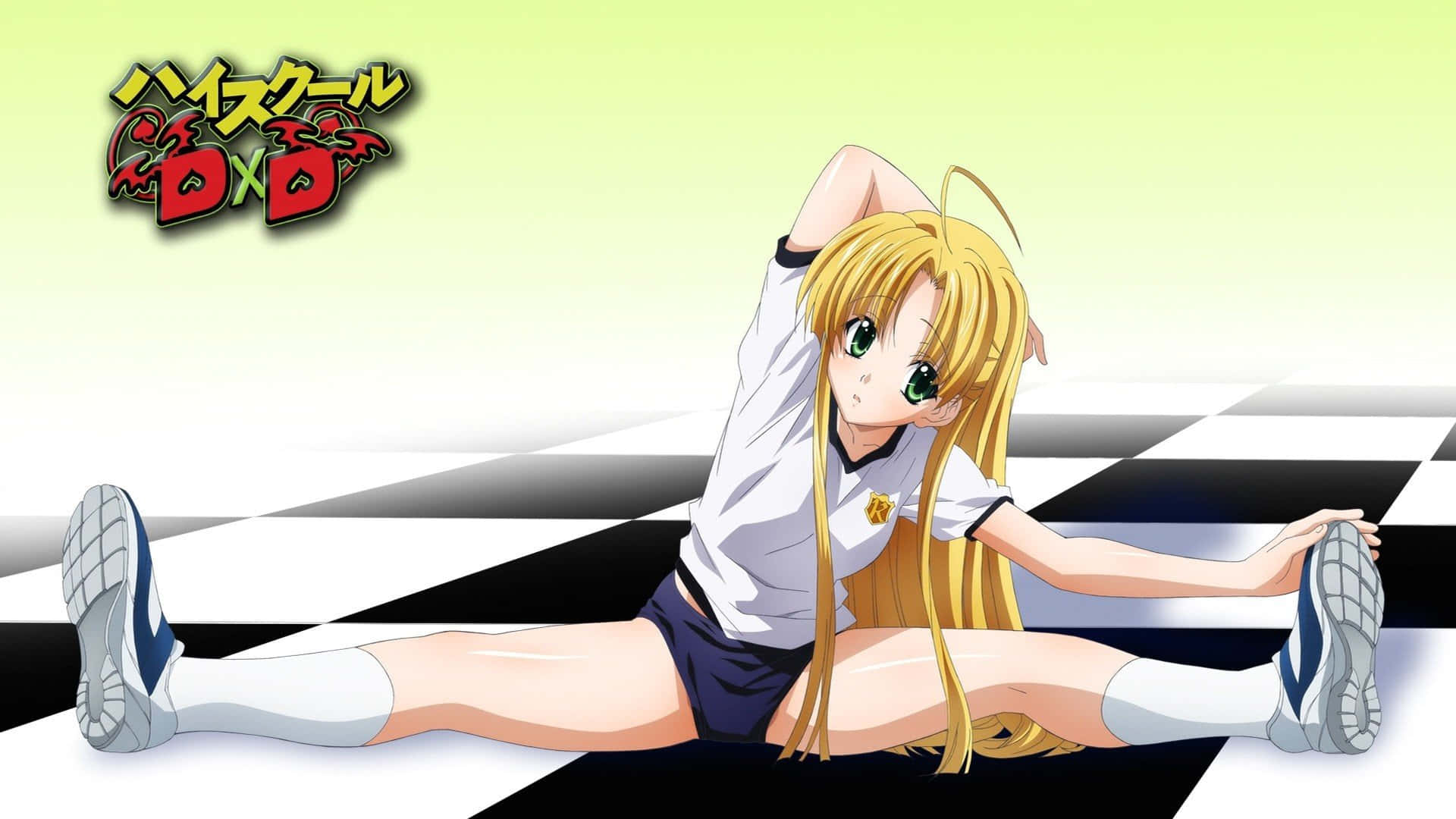 Highschool Dx D Asia Argento Stretching Wallpaper