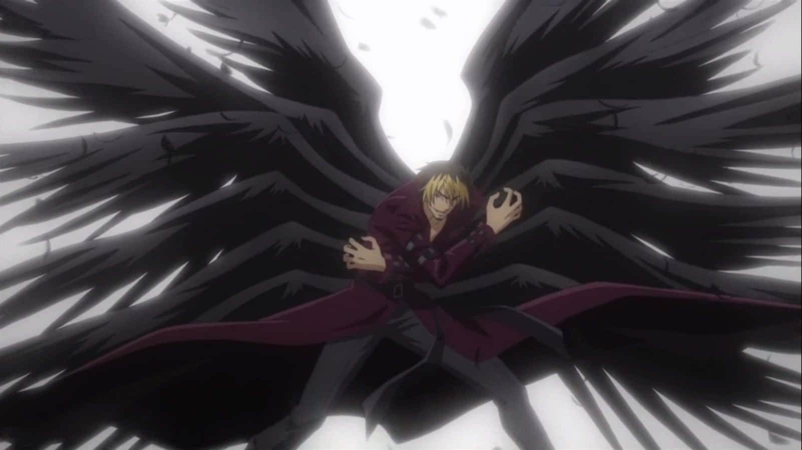 Highschool Dx D Azazel With Black Wings Wallpaper