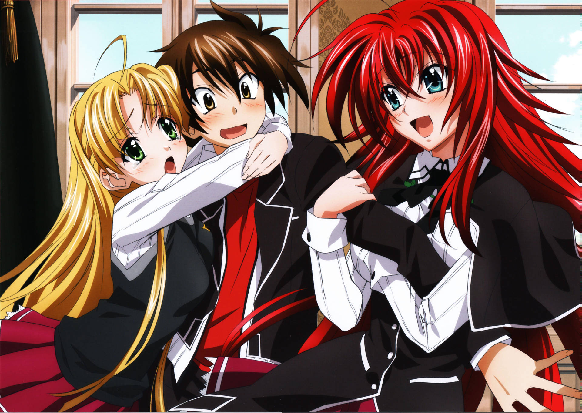 Highschool Dxd Asia Rias And Issei