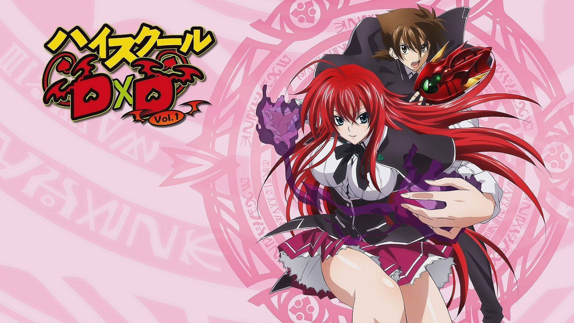 Rias and Issei from Highschool DxD Wallpaper