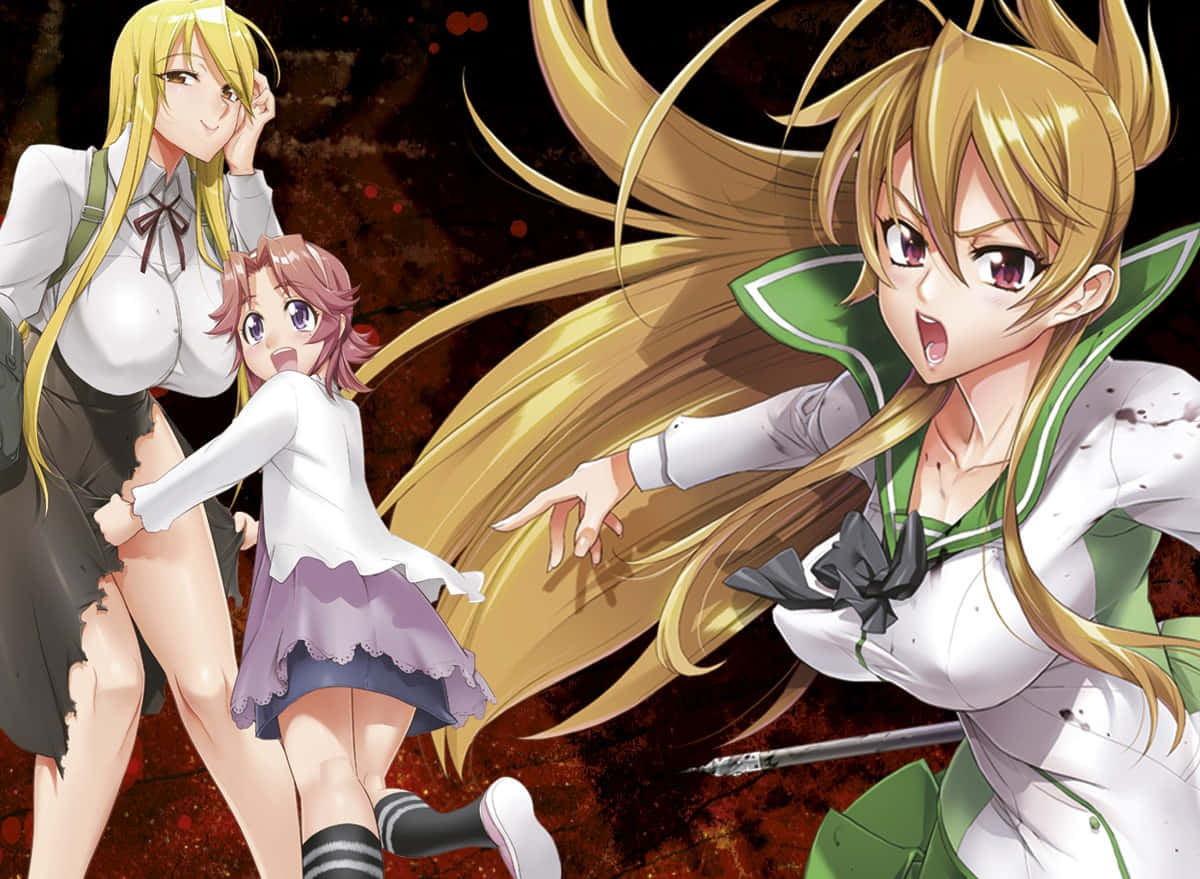 Highschool of the Dead  A Thrilling Zombie Anime – Pinned Up Ink