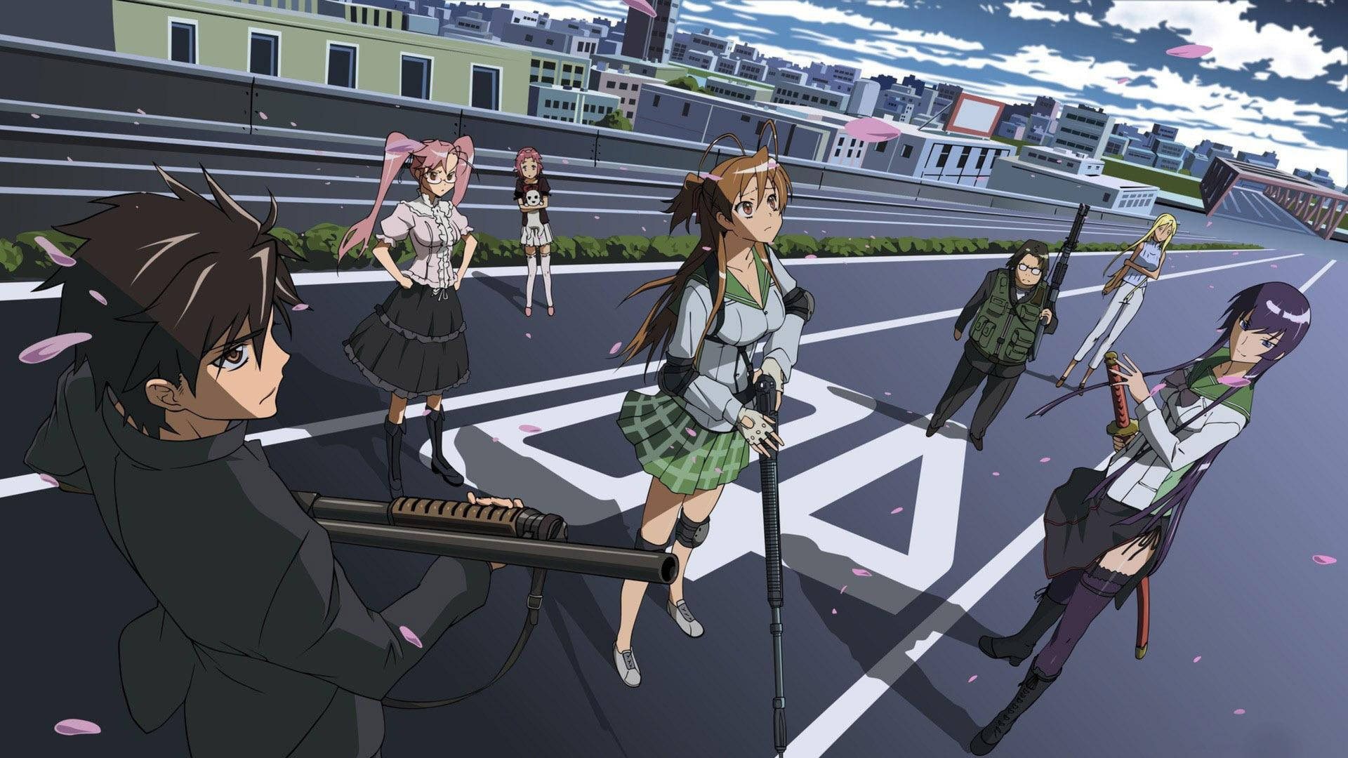 Download Highschool Of The Dead Anime Characters Wallpaper