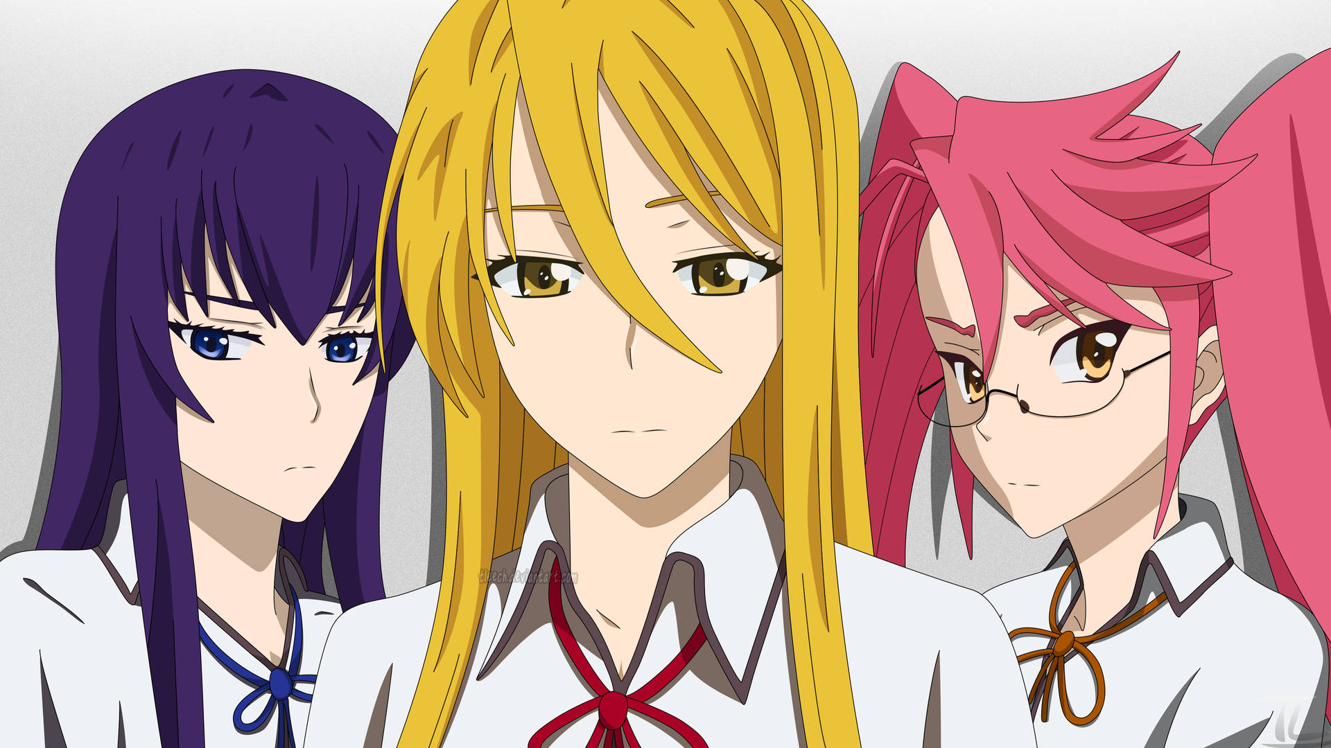 Download Highschool Of The Dead Anime Girls Wallpaper