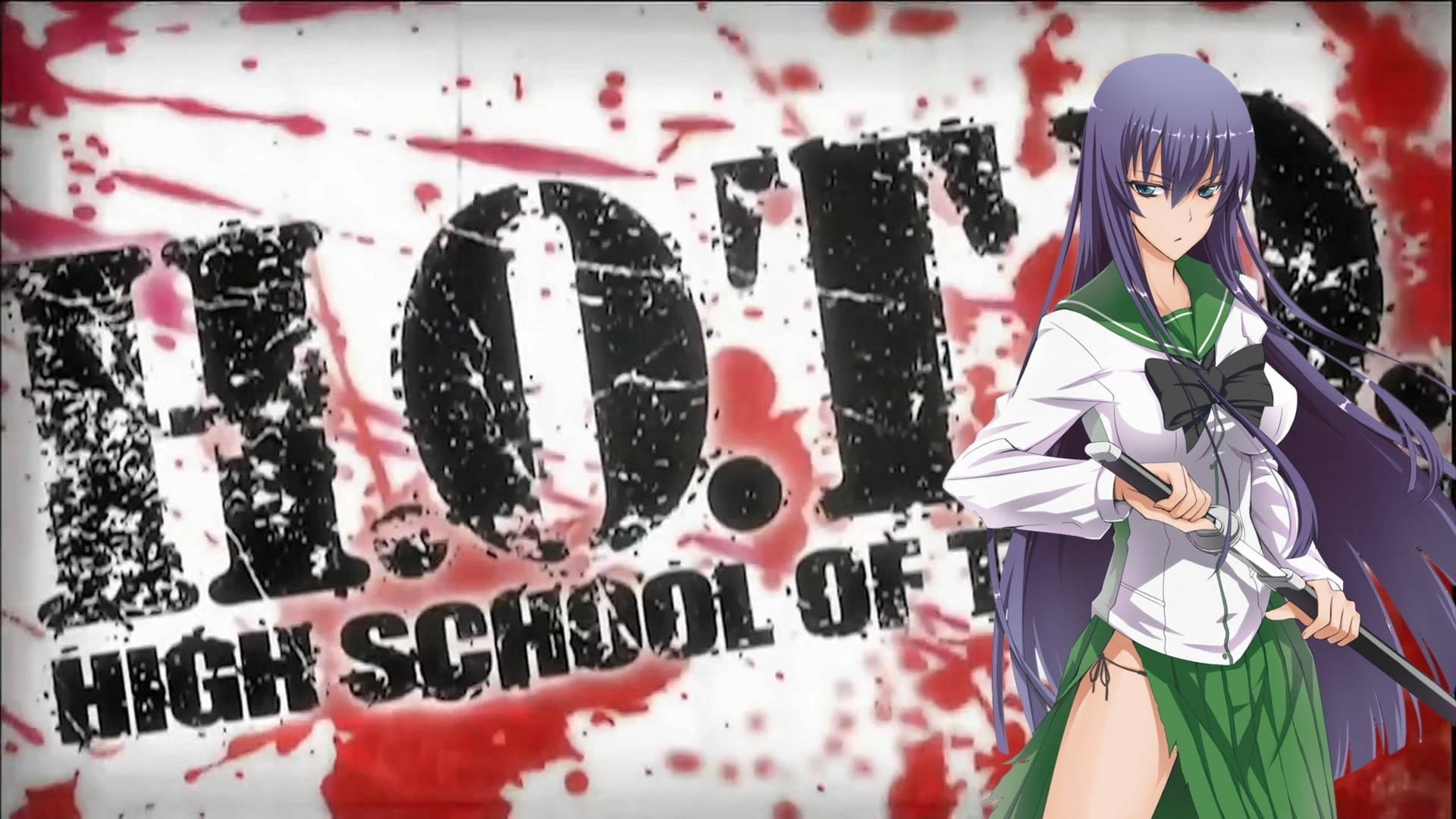Highschool Of The Dead Bloody Saeko