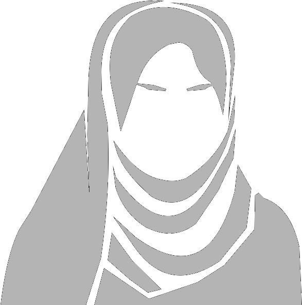 Hijab Outlined Graphic PNG