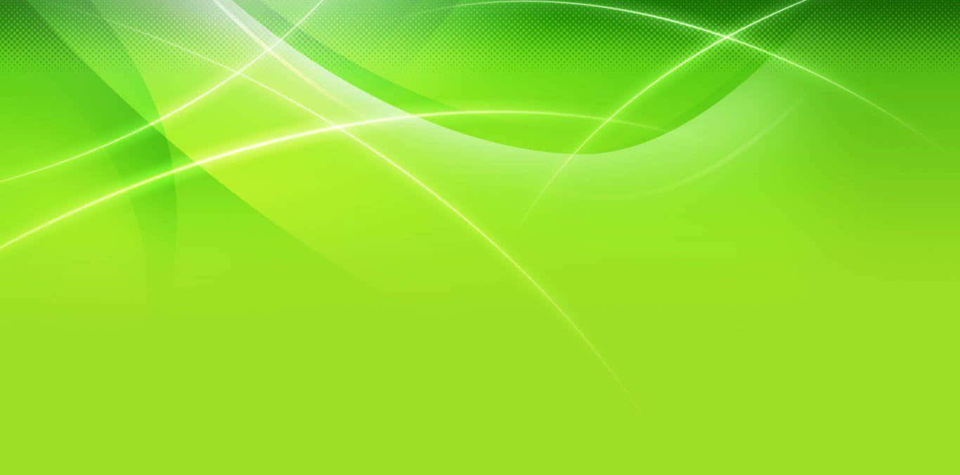 A vibrant green background.