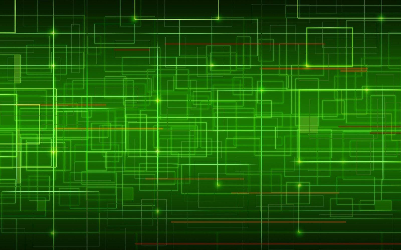 Hijau Computer Line Wallpaper