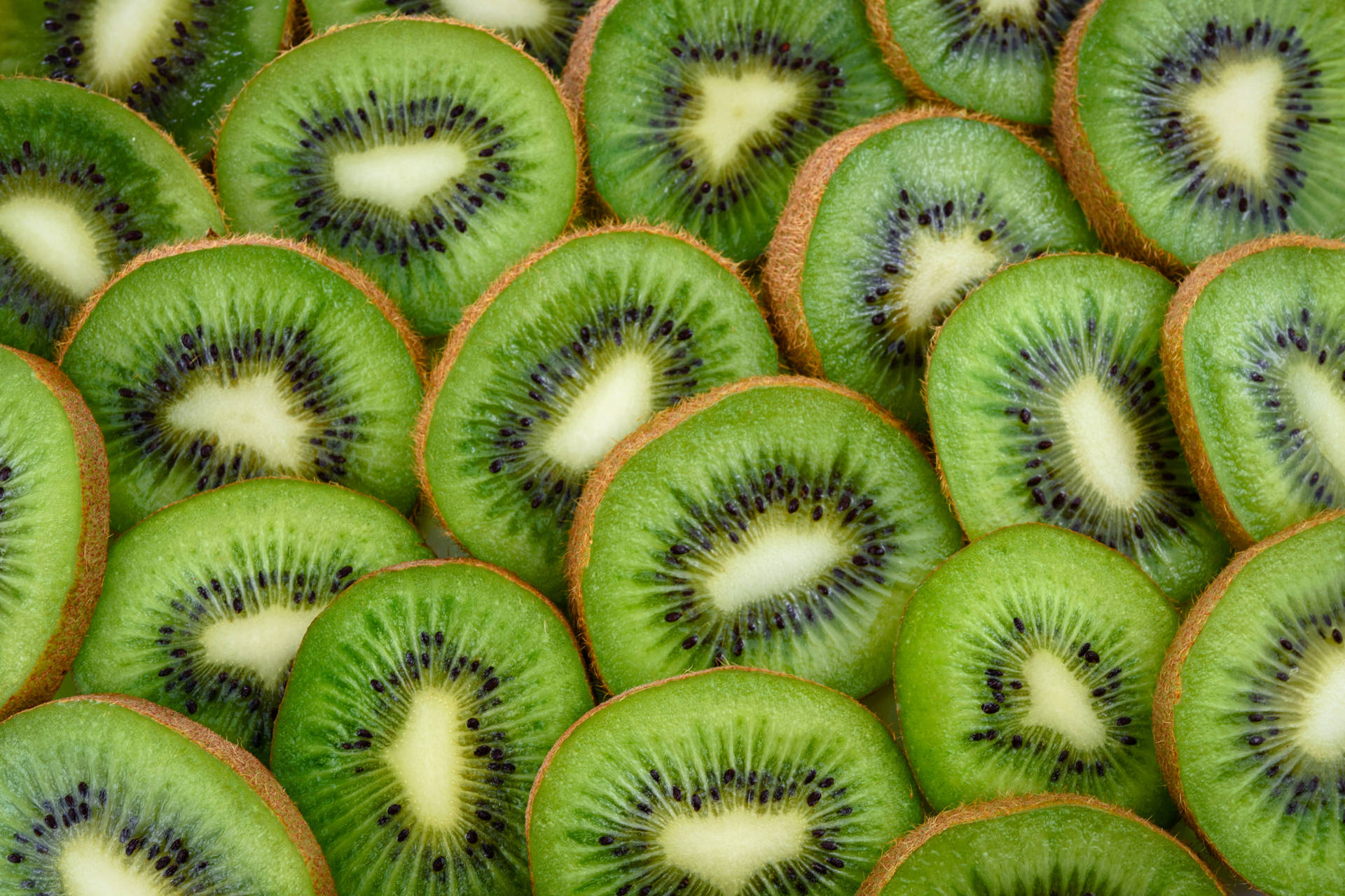 Hijau Kiwi Fruit Wallpaper