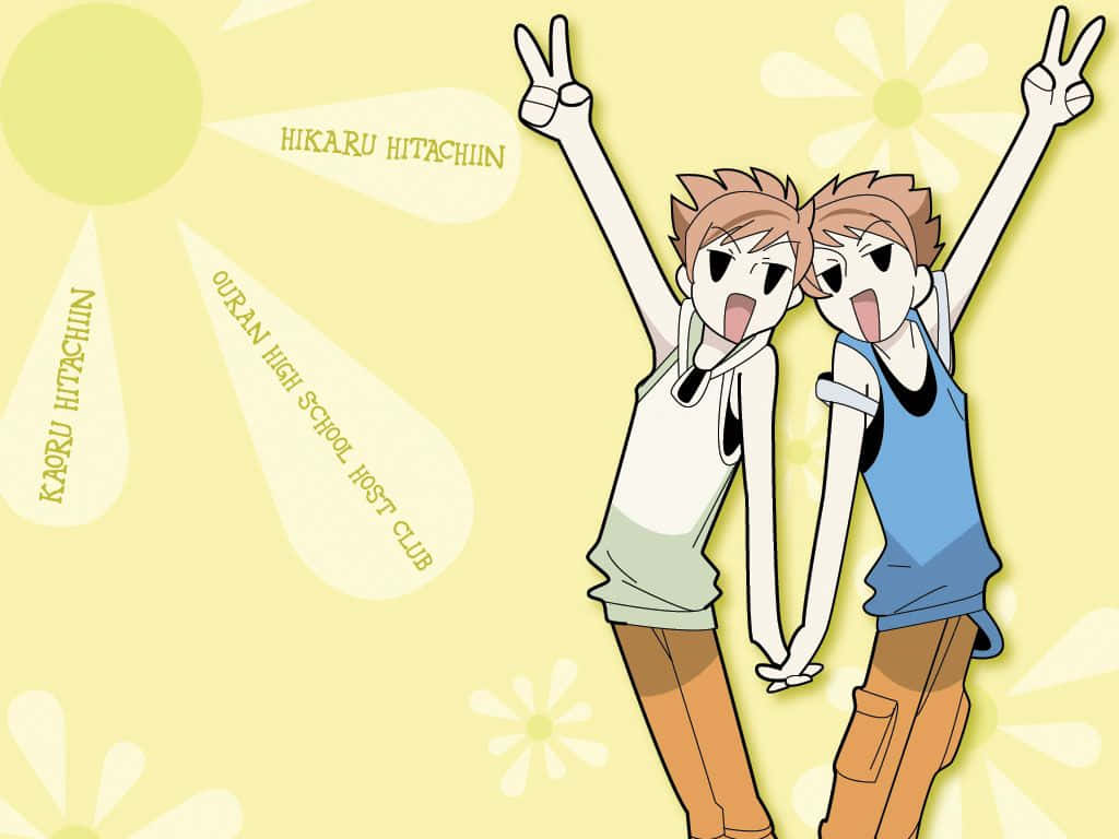 Hikaru Hitachiin, The Mischievous Anime Twins Wallpaper