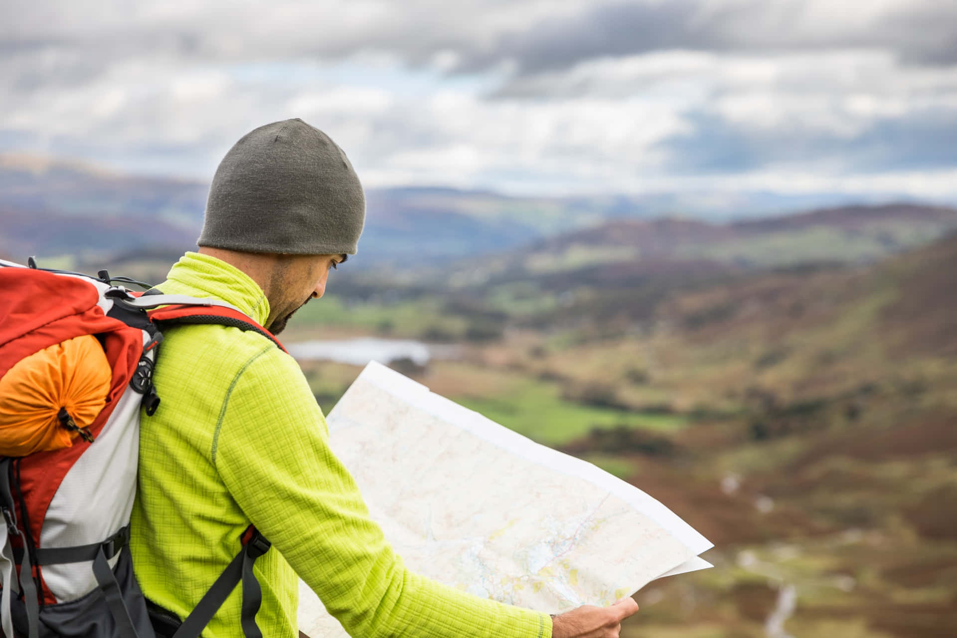 Hiking Adventure Through a Serene Landscape