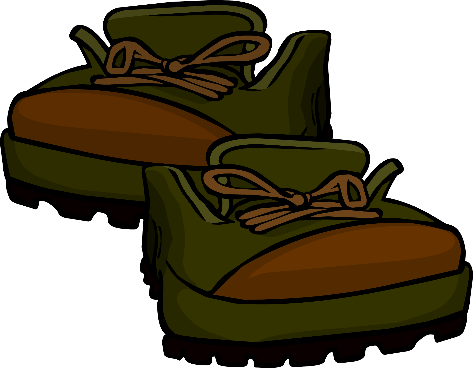 Hiking Boots Illustration PNG