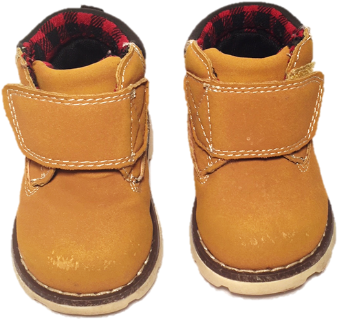 Hiking Boots Top View.png PNG