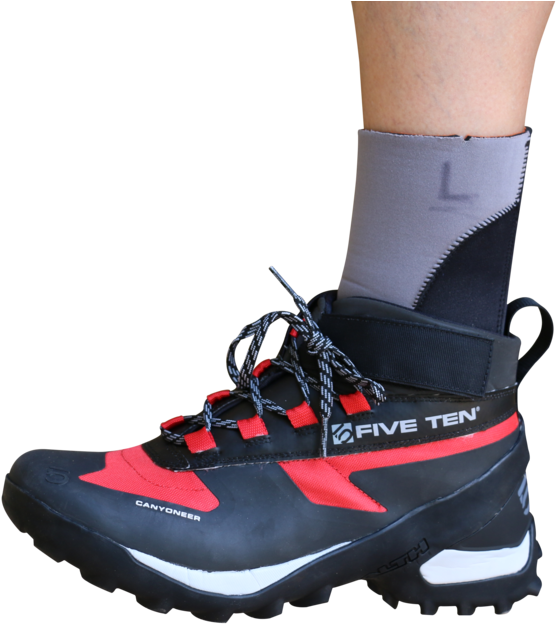 Hiking Bootwith Gaiter Attached.png PNG