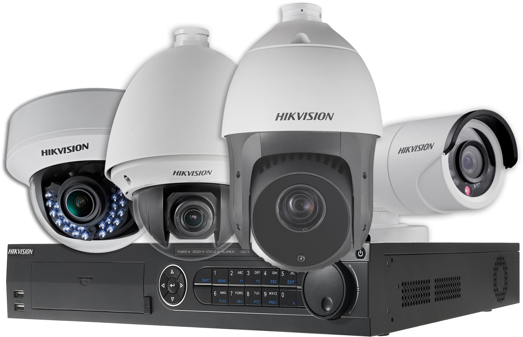 Hikvision C C T V Camera Collection PNG