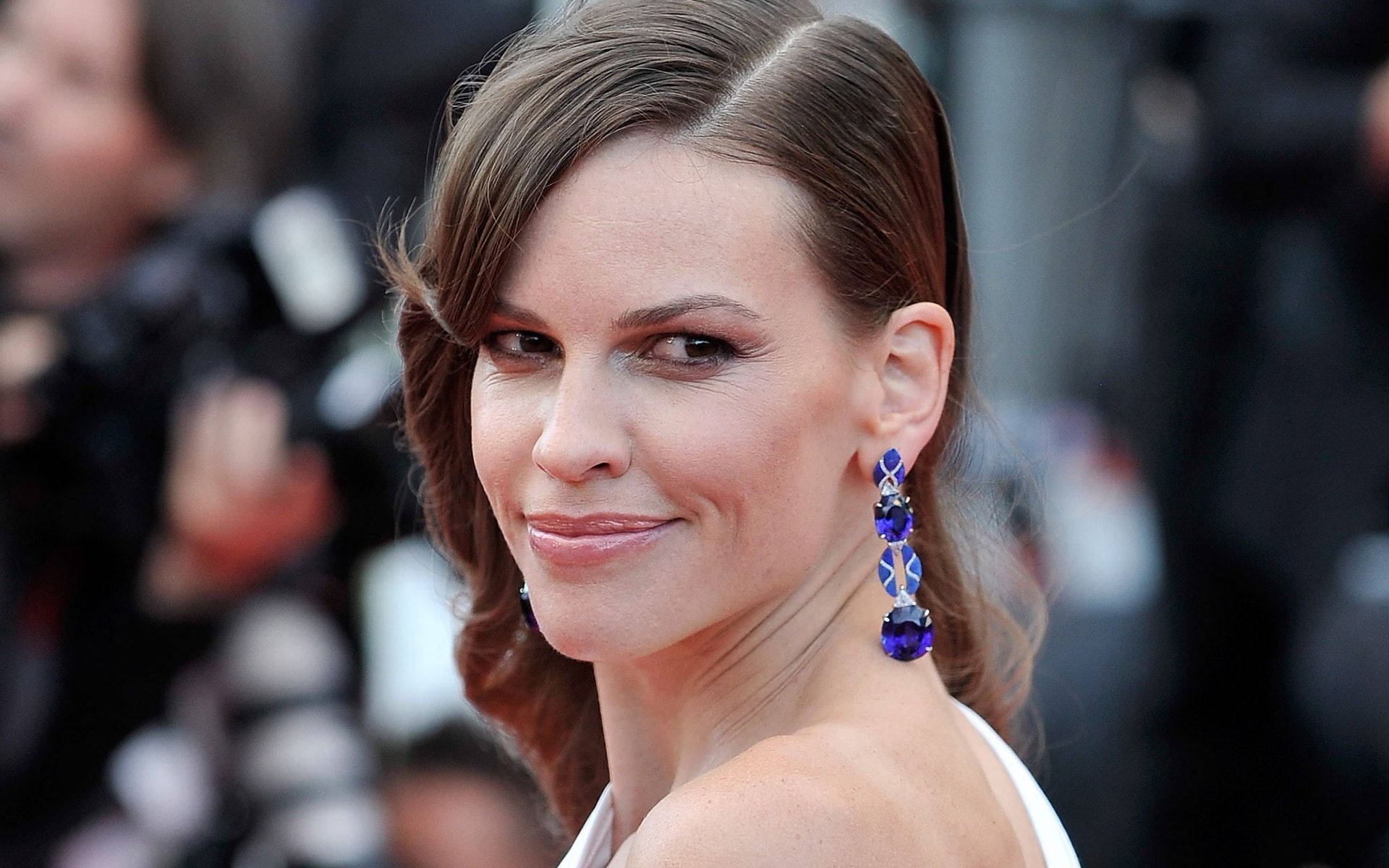 Hilary Swank At 67th Annual Cannes Film Festival Wallpaper