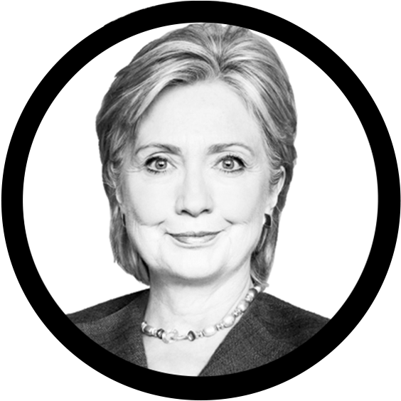 Hillary Clinton Portrait PNG
