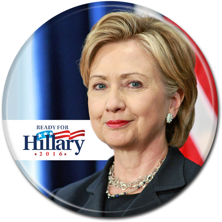 Hillary2016 Campaign Button PNG