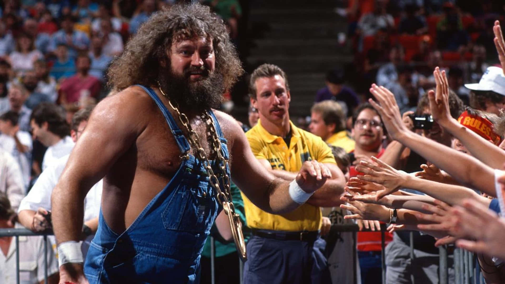 Hillbilly Jim With The Fans Wallpaper