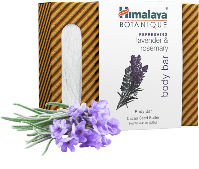 Himalaya Botanique Lavender Rosemary Body Bar PNG