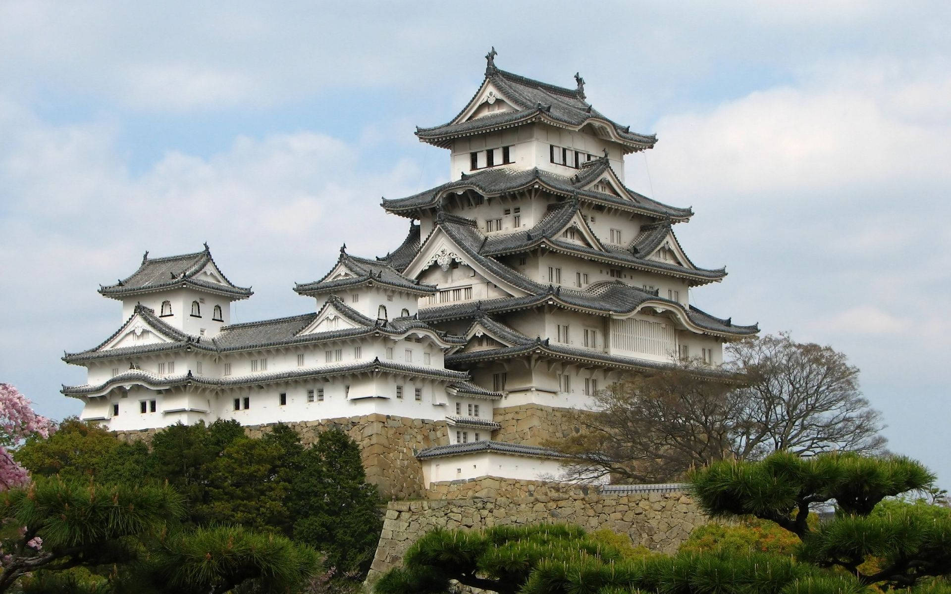 Paisajedel Castillo De Himeji Fondo de pantalla