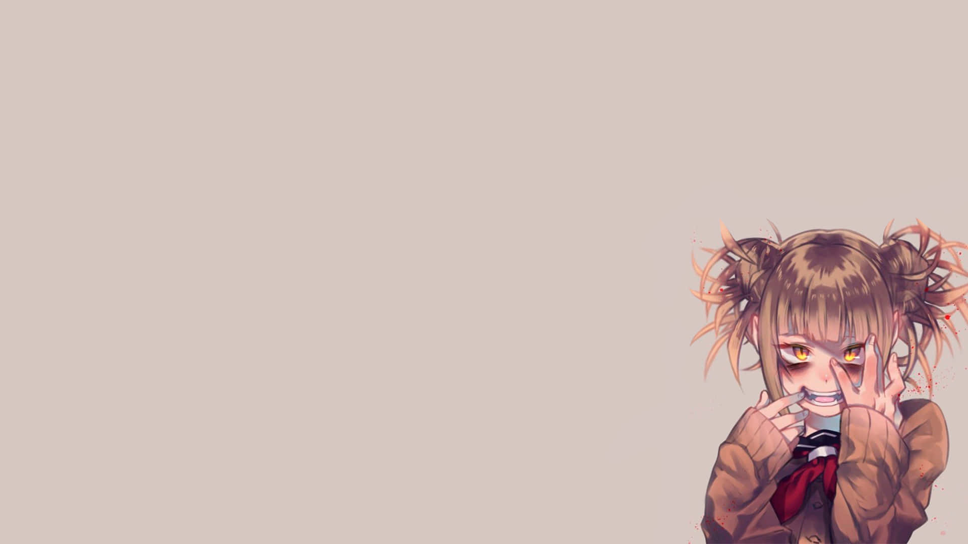 An Aesthetic Look at Himiko Toga, My Hero Academia's Troublemaker Wallpaper