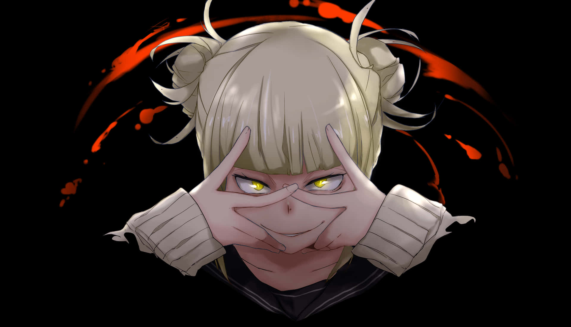 Himiko Toga Aesthetic With Blood Stains Wallpaper