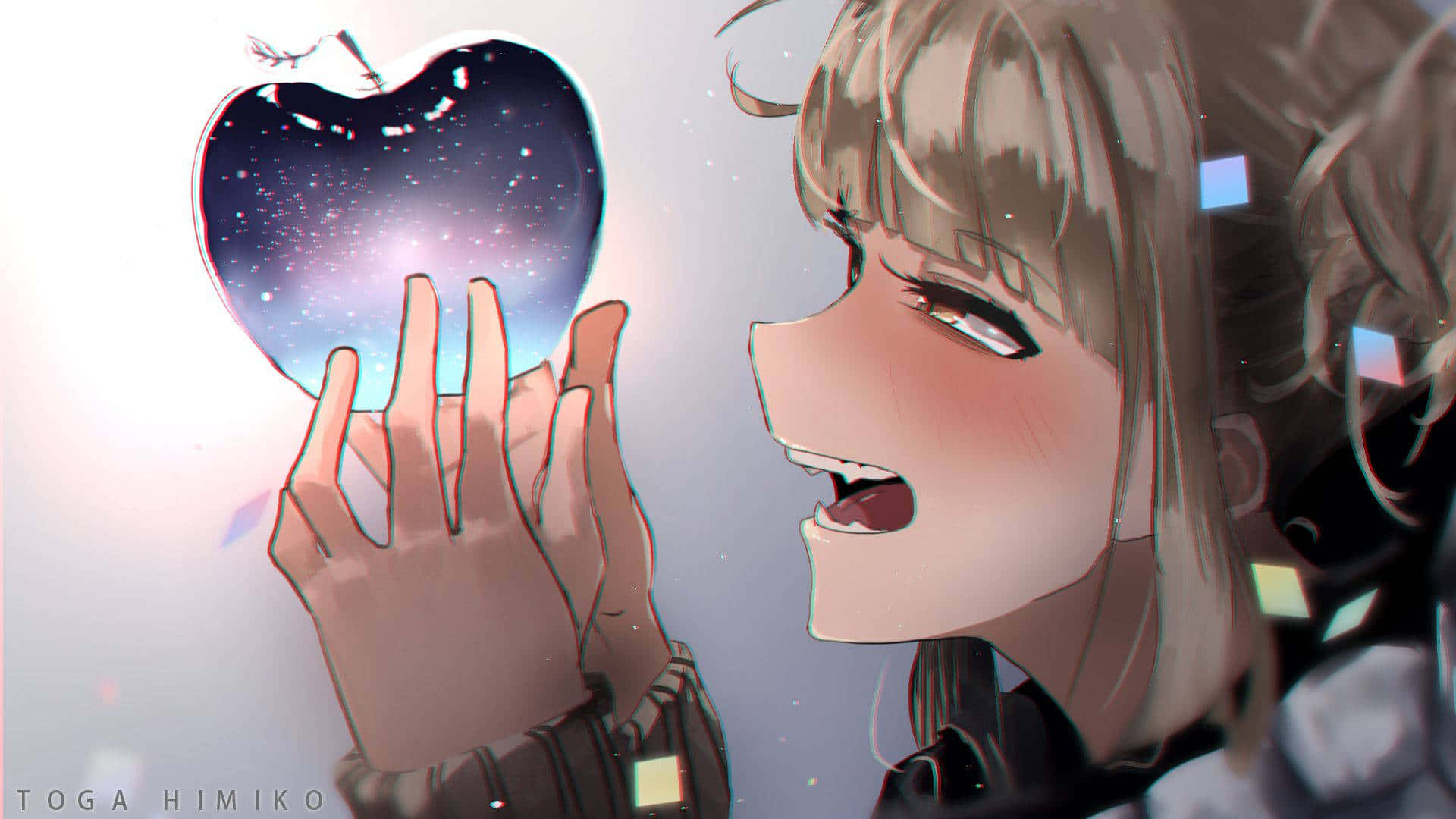 Himiko Toga Aesthetic With A Cosmic Apple Wallpaper