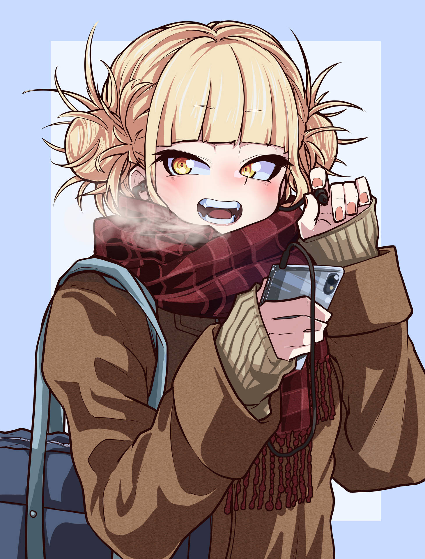 Himiko Toga Chic Outfit Fanart Wallpaper