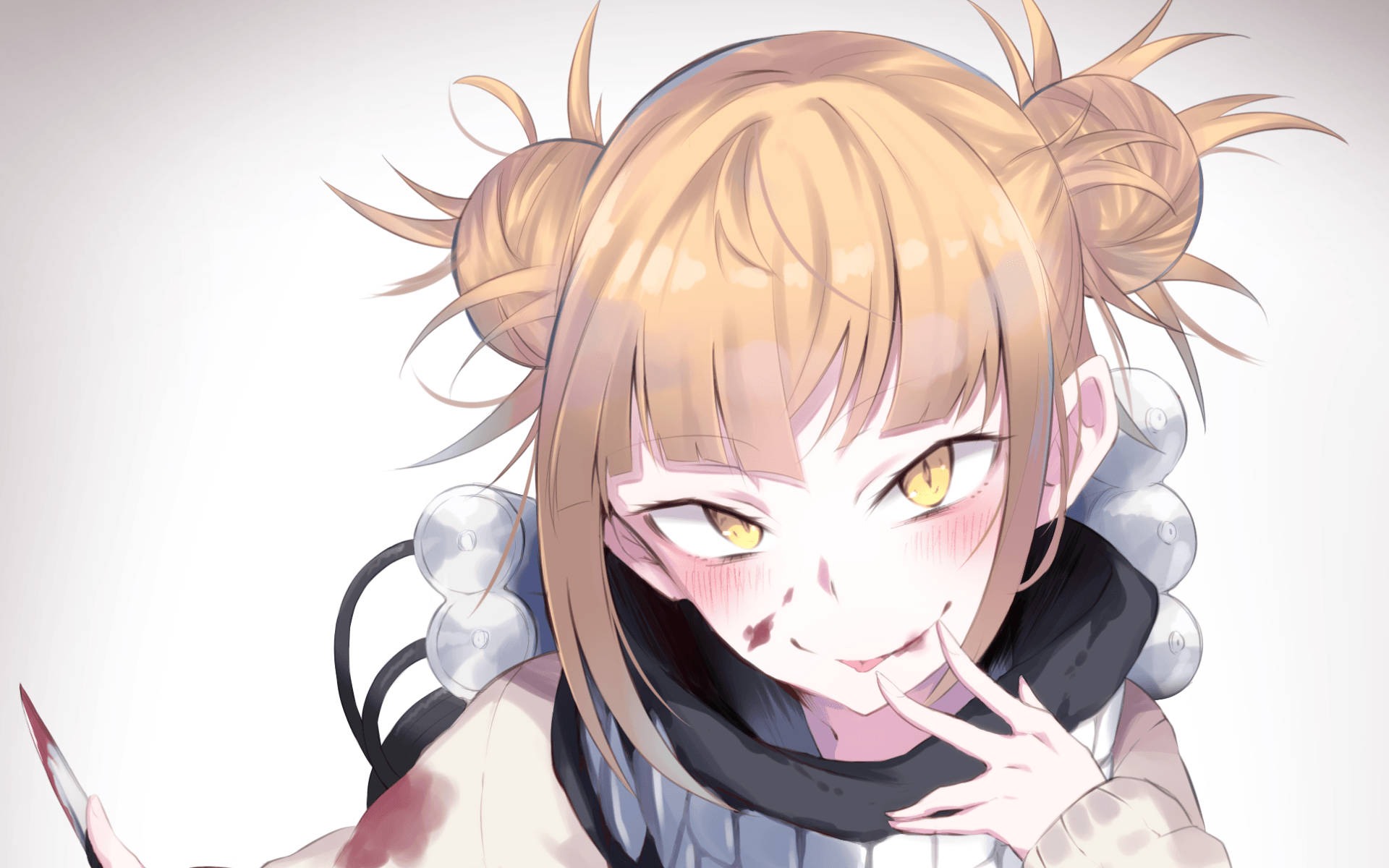 Himiko Toga With A Knife Wallpaper