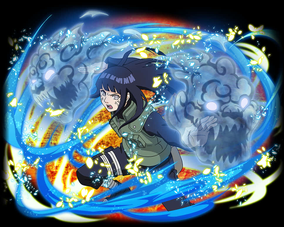 Hinata Hyuga Chakra Control PNG