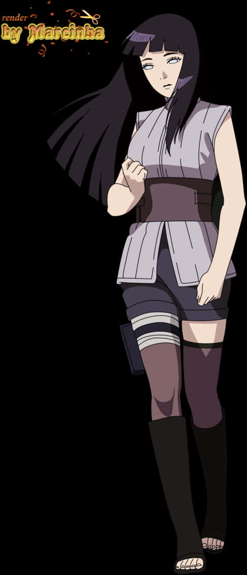 Hinata Hyuga Naruto Anime Character PNG